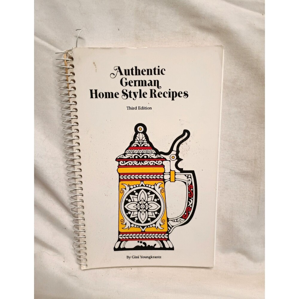 Authentic German Home Style Recipes Gini Youngkrantz 3rd Edition 1990 Spiral